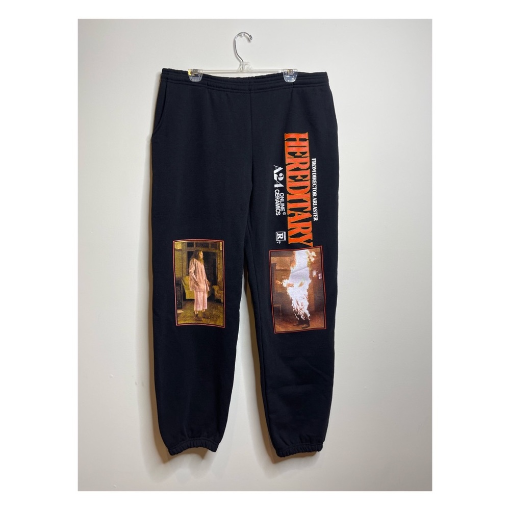 RARE A24 Brand new HEREDITARY XXL heavy weight cotton sweatpants ONLINE CERAMICS